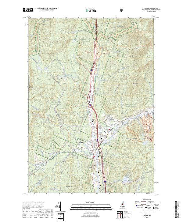 USGS Topographic Map – Lincoln