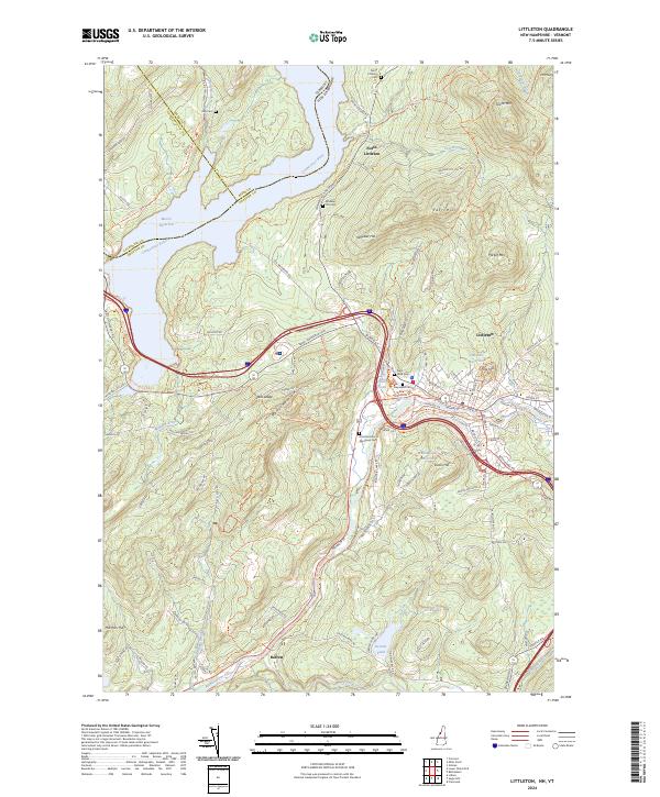 USGS Topographic Map – Littleton