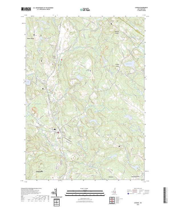 USGS Topographic Map – Loudon