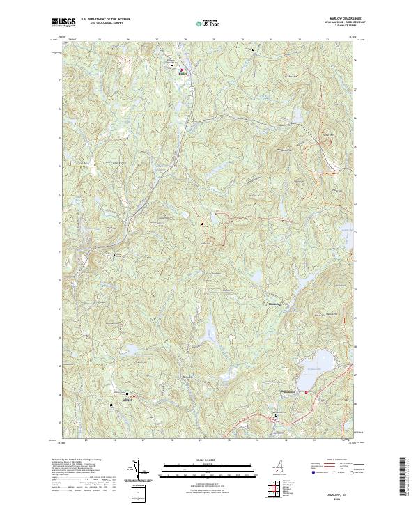 USGS Topographic Map – Marlow