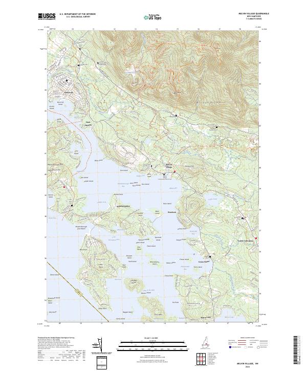 USGS Topographic Map – Melvin Village