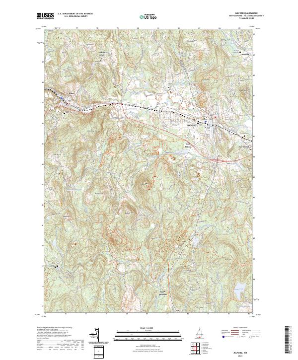 USGS Topographic Map – Milford