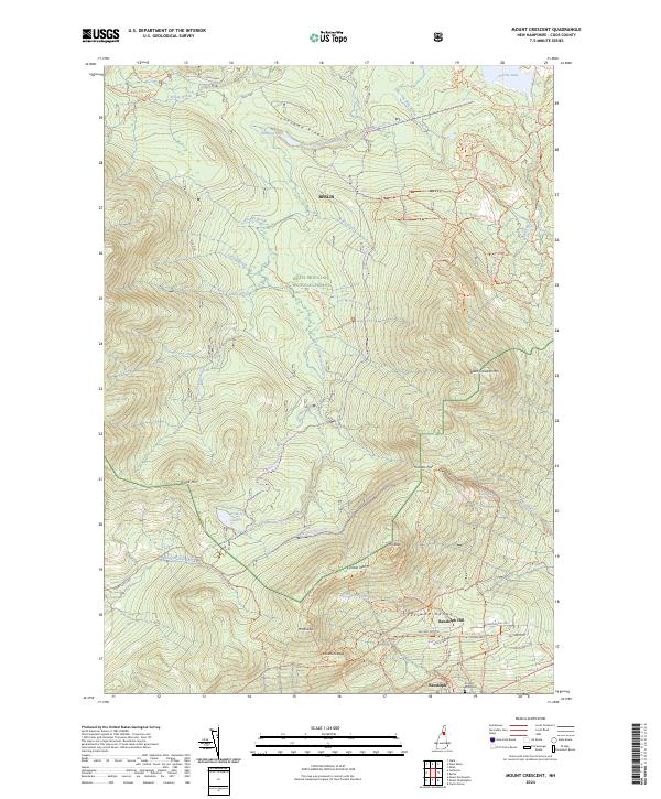 USGS Topographic Map – Mount Crescent
