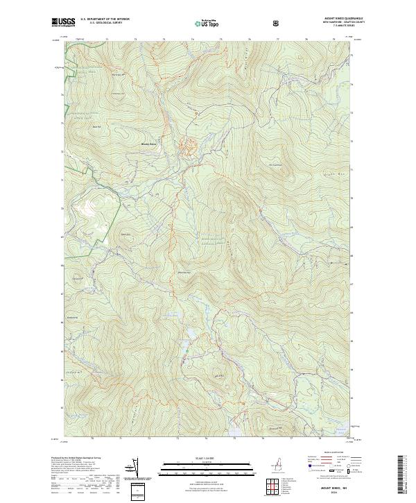 USGS Topographic Map – Mount Kineo