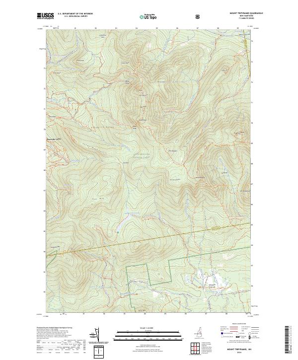 USGS Topographic Map – Mount Tripyramid