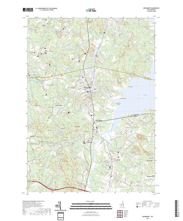 USGS Topographic Map – Newmarket