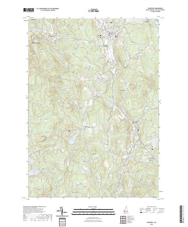 USGS Topographic Map – Newport