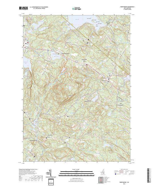 USGS Topographic Map – Northwood