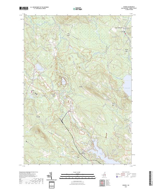 USGS Topographic Map – Ossipee