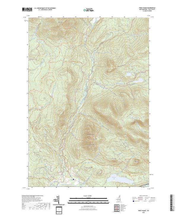USGS Topographic Map – Percy Peaks