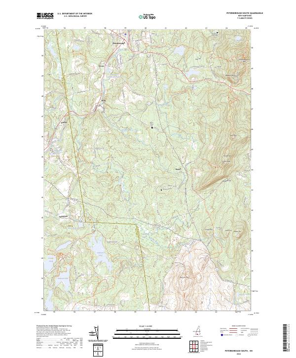 USGS Topographic Map – Peterborough South