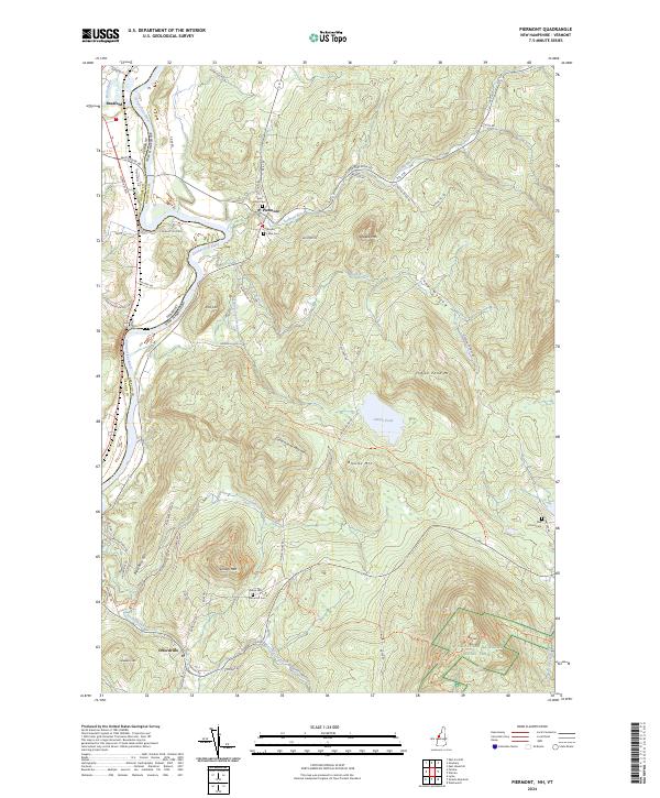 USGS Topographic Map – Piermont