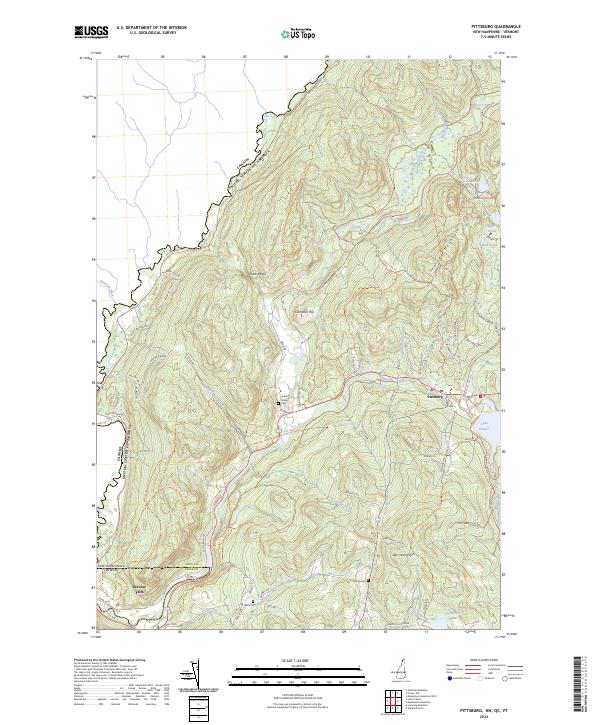 USGS Topographic Map – Pittsburg