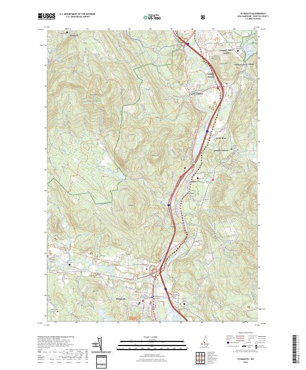 USGS Topographic Map – Plymouth