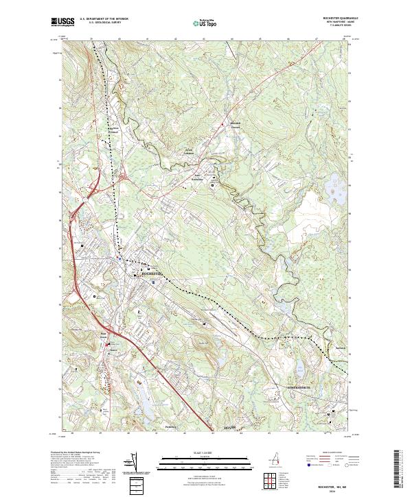 USGS Topographic Map – Rochester