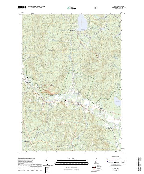USGS Topographic Map – Rumney