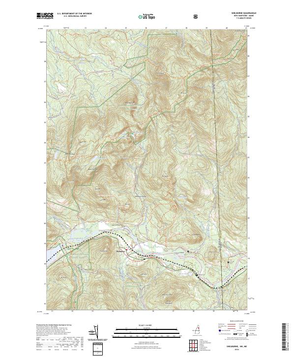 USGS Topographic Map – Shelburne