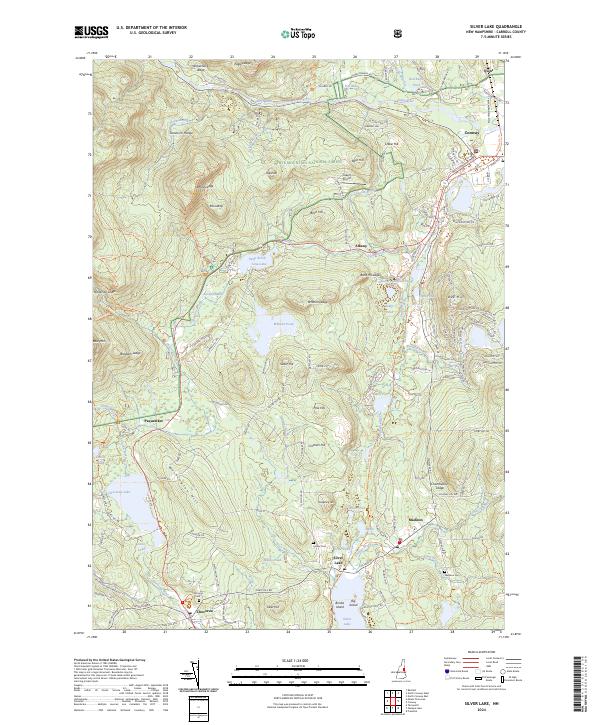 USGS Topographic Map – Silver Lake