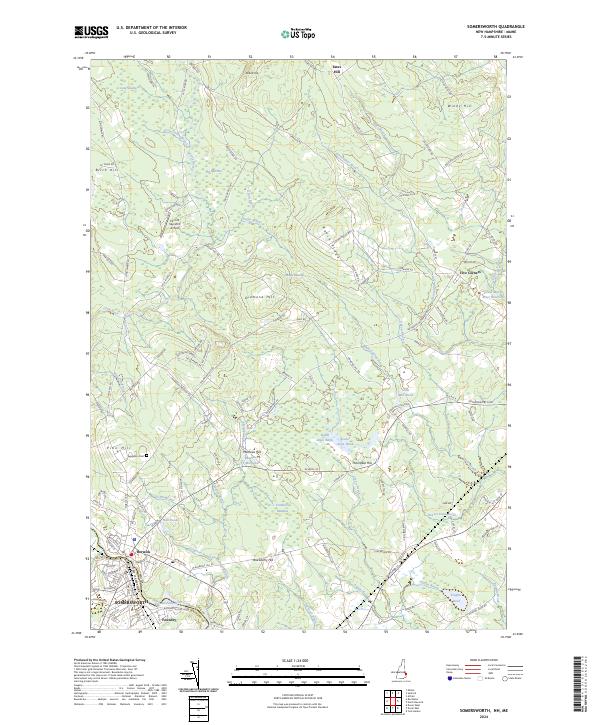 USGS Topographic Map – Somersworth