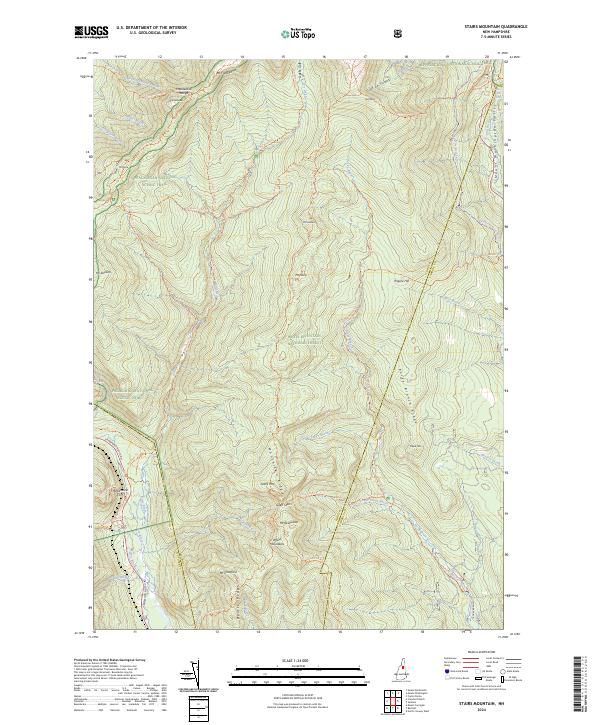 USGS Topographic Map – Stairs Mountain