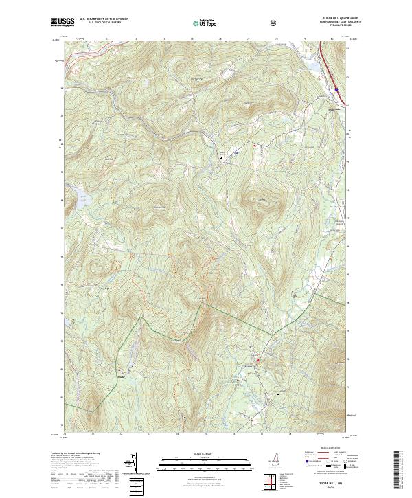 USGS Topographic Map – Sugar Hill