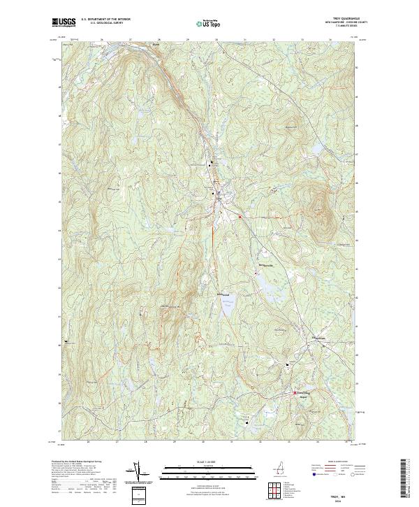 USGS Topographic Map – Troy