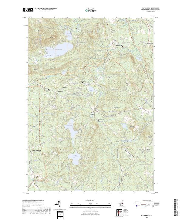 USGS Topographic Map – Tuftonboro