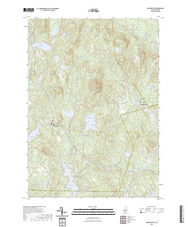 USGS Topographic Map – Washington