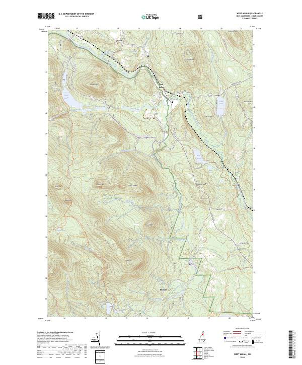USGS Topographic Map – West Milan
