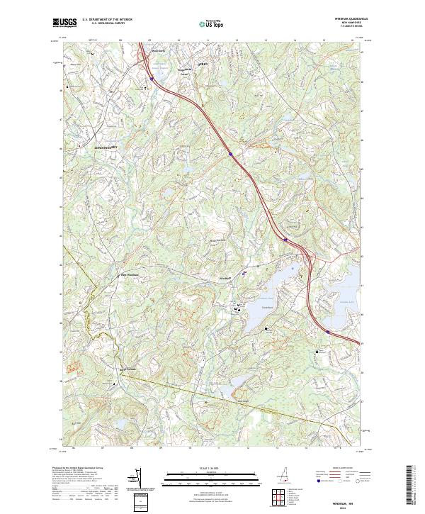 USGS Topographic Map – Windham