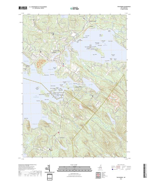 USGS Topographic Map – Wolfeboro