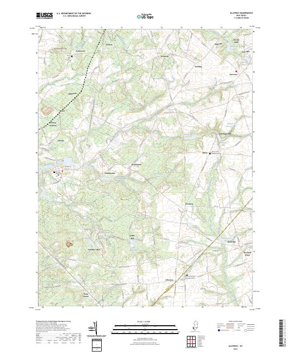 USGS Topographic Map – Alloway
