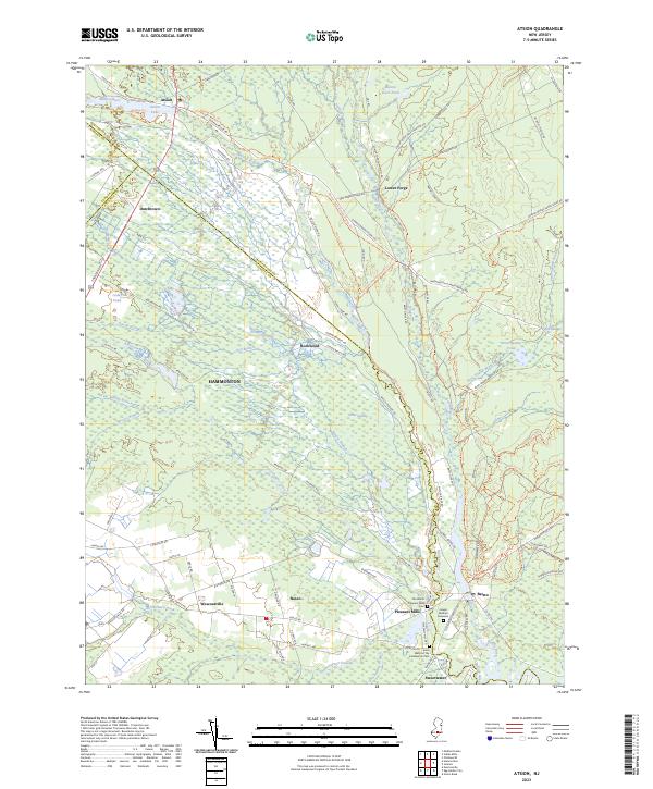 USGS Topographic Map – Atsion