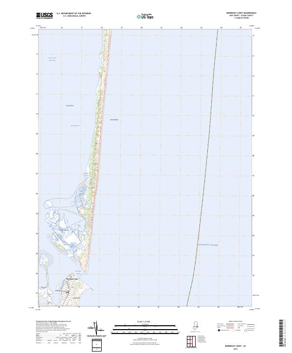USGS Topographic Map – Barnegat Light