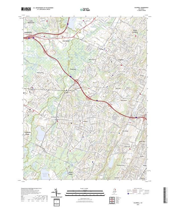 USGS Topographic Map – Caldwell