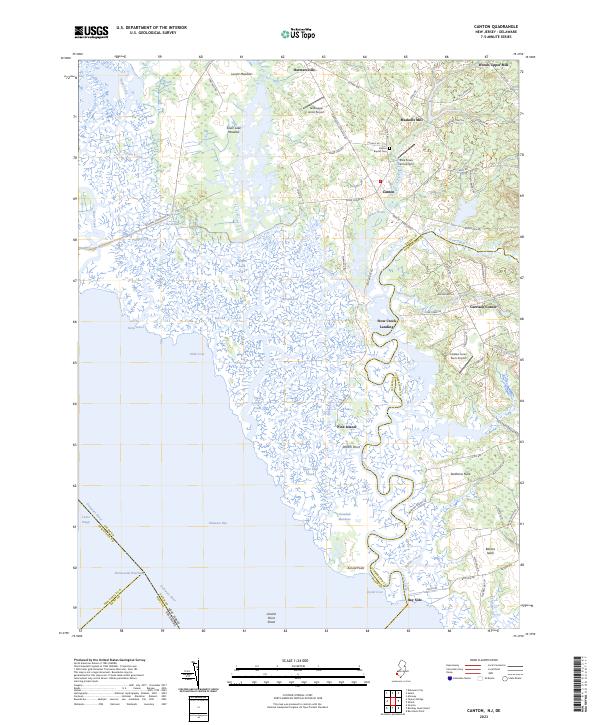 USGS Topographic Map – Canton