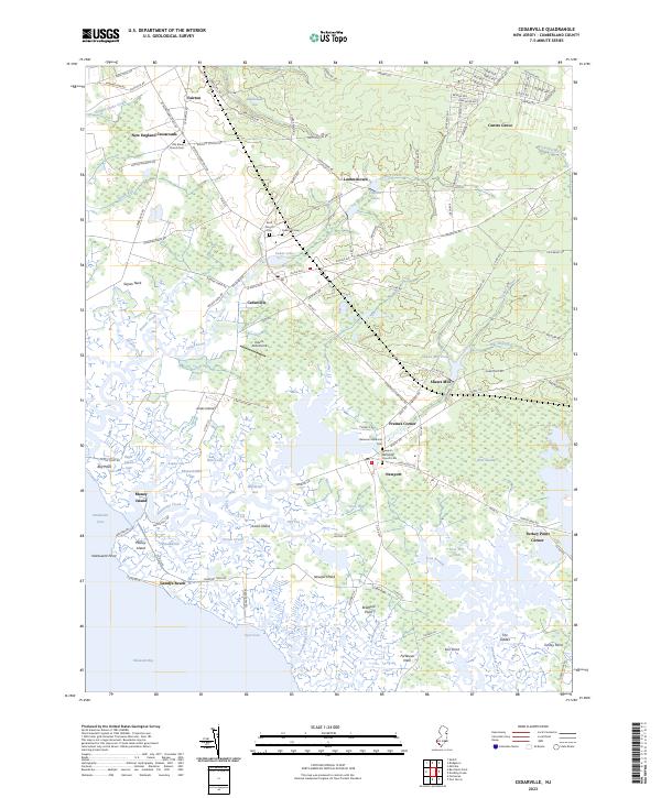 USGS Topographic Map – Cedarville