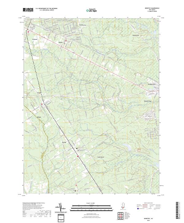 USGS Topographic Map – Dorothy