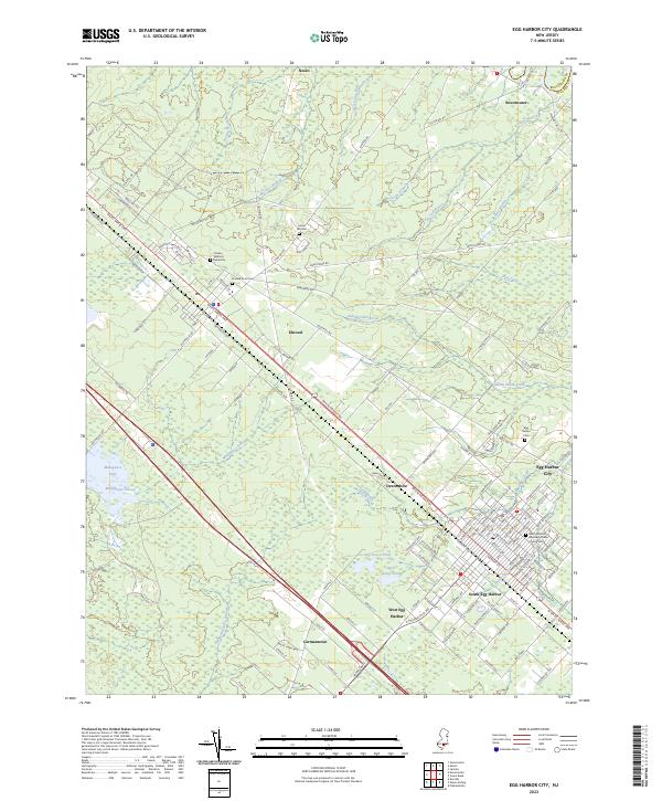 USGS Topographic Map – Egg Harbor City