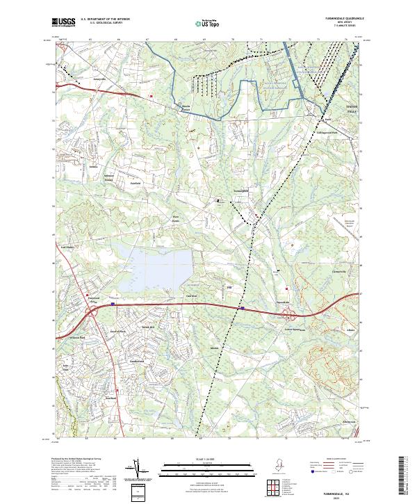 USGS Topographic Map – Farmingdale