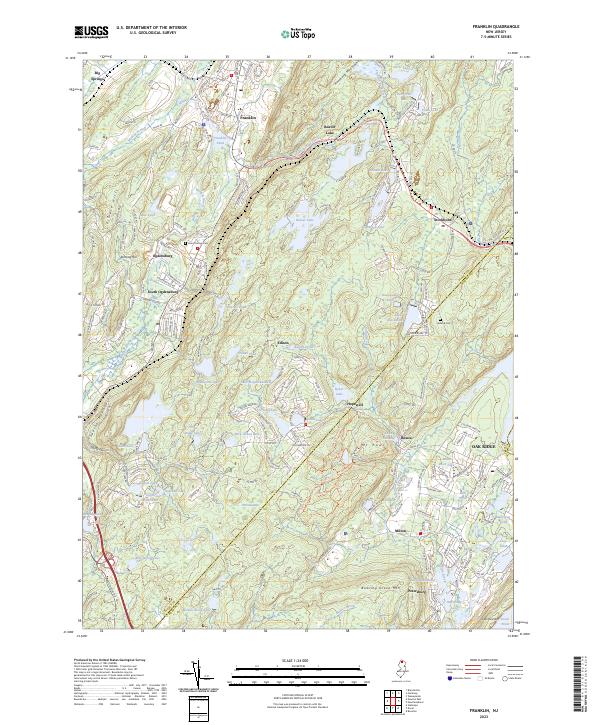 USGS Topographic Map – Franklin