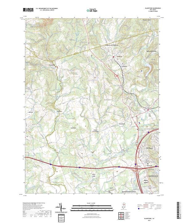 USGS Topographic Map – Gladstone