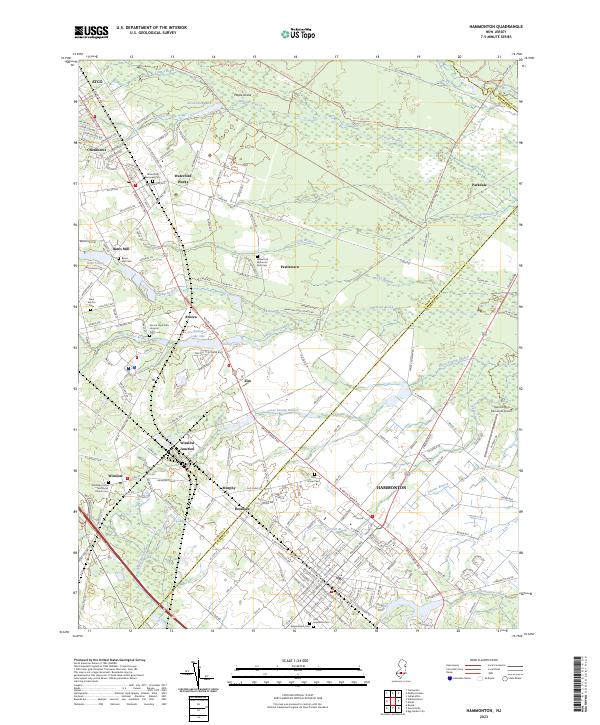 USGS Topographic Map – Hammonton