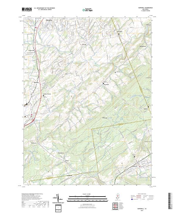USGS Topographic Map – Hopewell