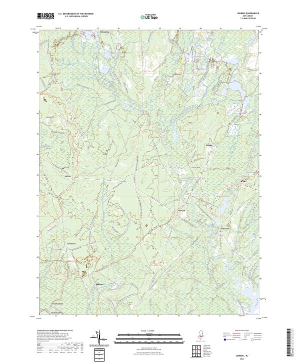 USGS Topographic Map – Jenkins