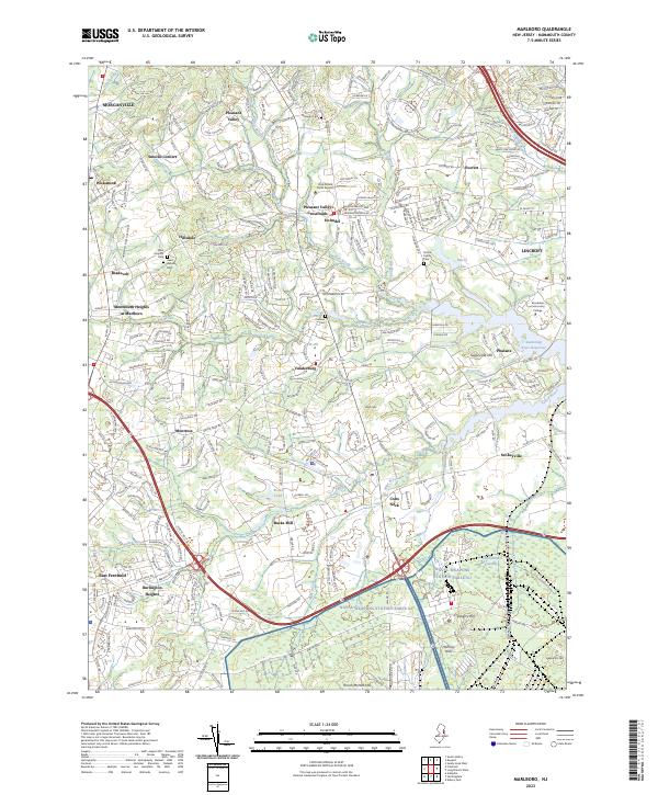 USGS Topographic Map – Marlboro