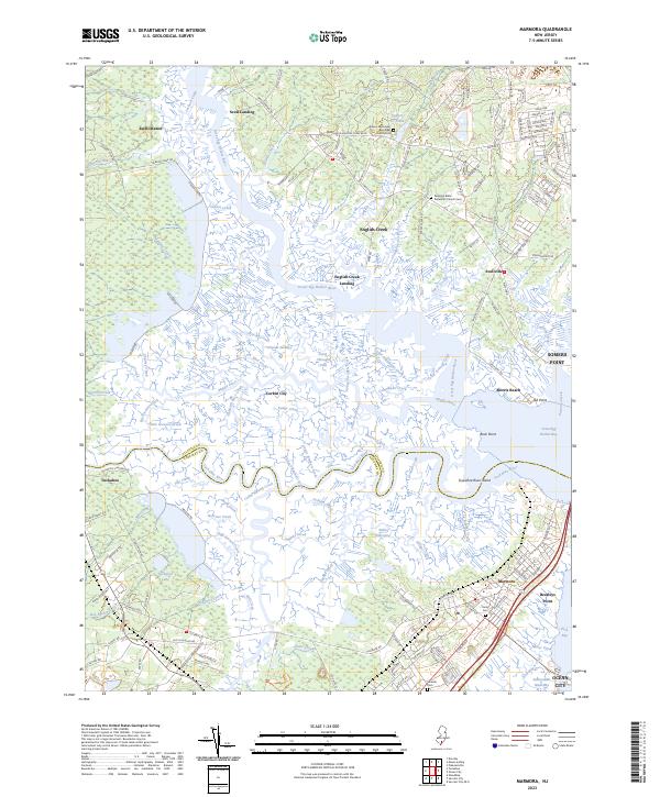 USGS Topographic Map – Marmora