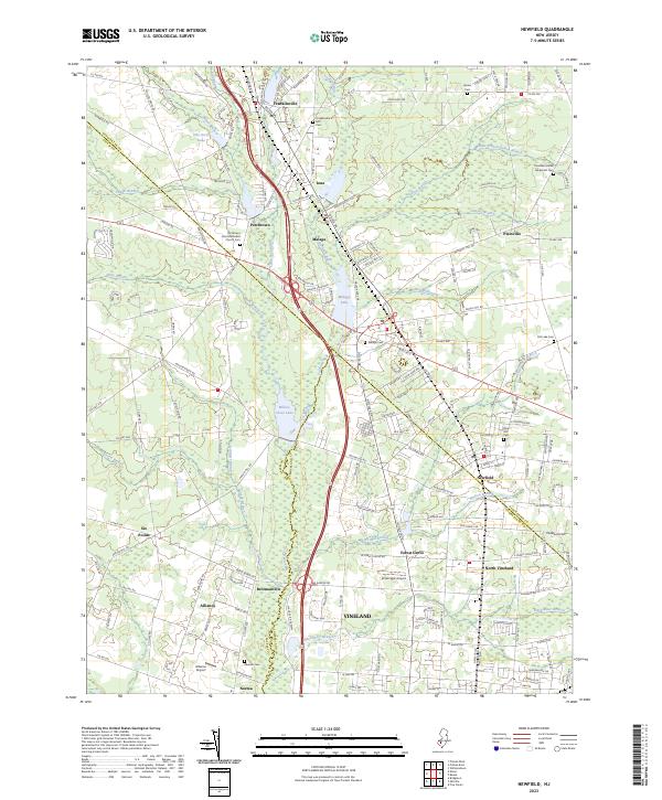 USGS Topographic Map – Newfield