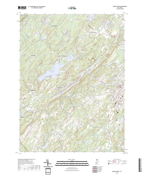 USGS Topographic Map – Newton West