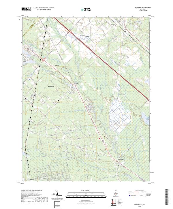 USGS Topographic Map – Newtonville